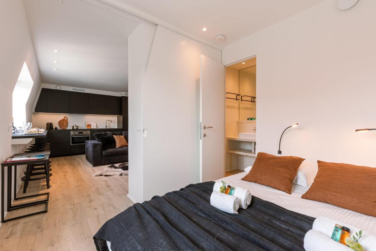 Duplex-Apartment With Terrace On Top Location In Gante Exterior foto